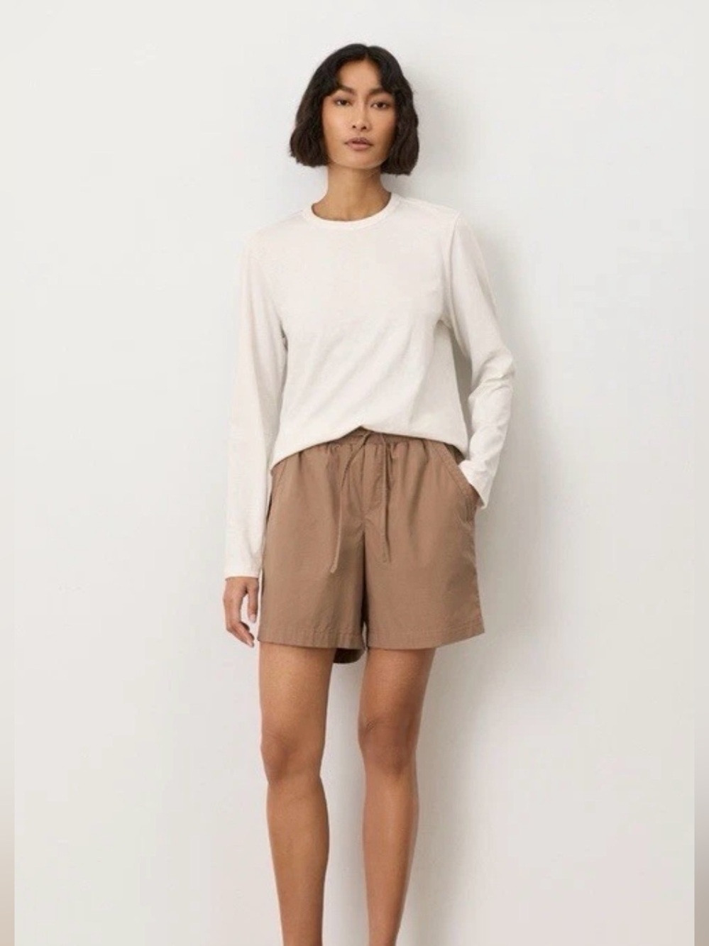 Pact Women's Monterey Poplin Short Brown Sugar X- Small